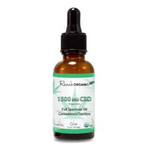 CBD 1500 MG. Organic Tincture Peppermint